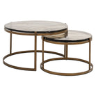Coffee table Cleo gold (Set of 2) by Richmond Interiors