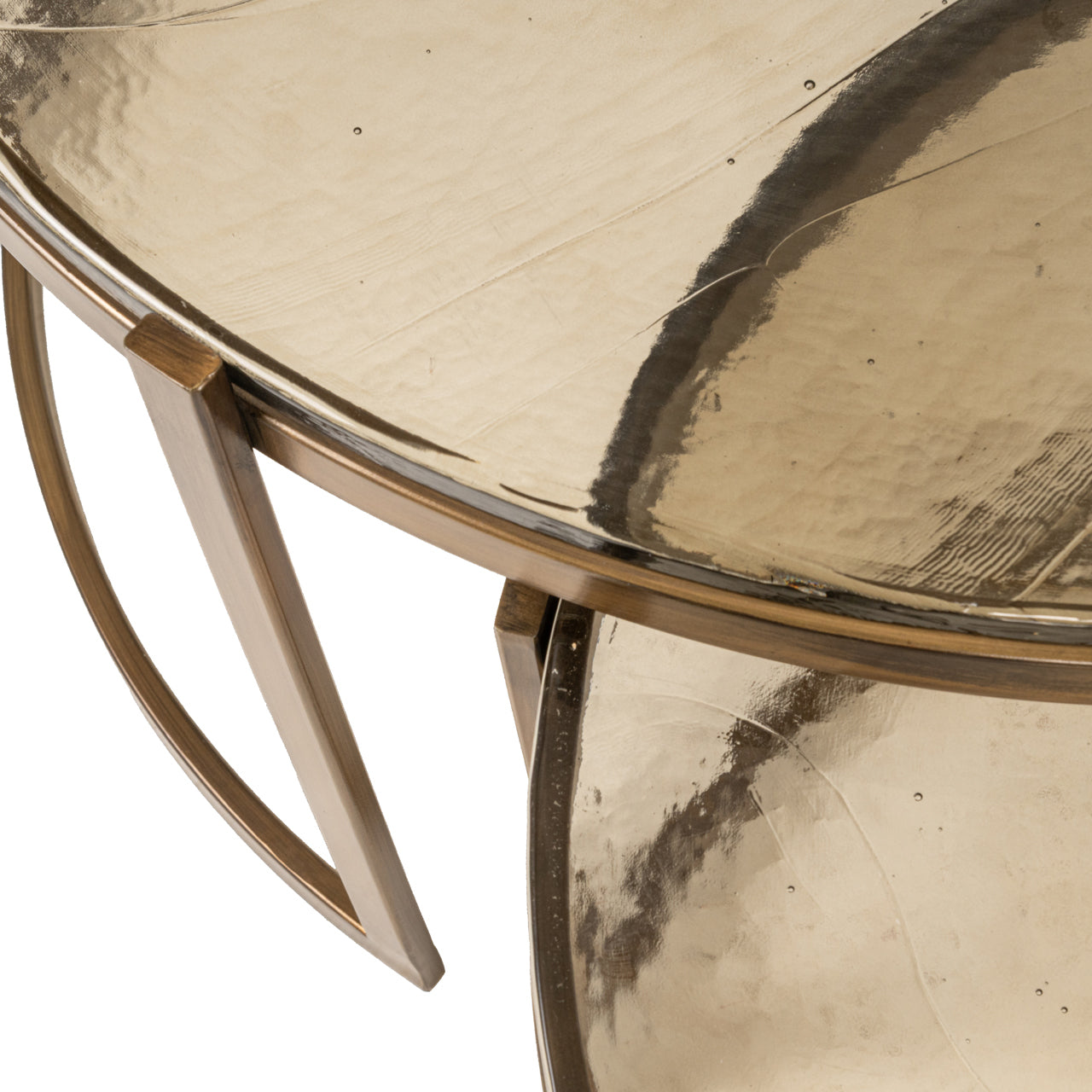 Coffee table Cleo gold (Set of 2) by Richmond Interiors