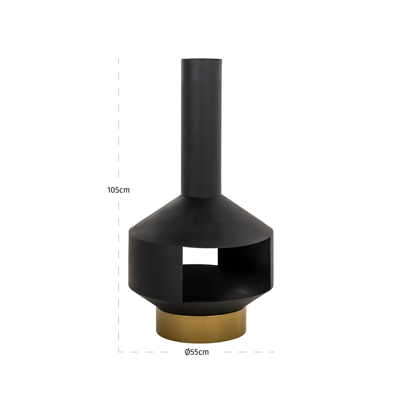 Fire pit Quinn black by Richmond Interiors