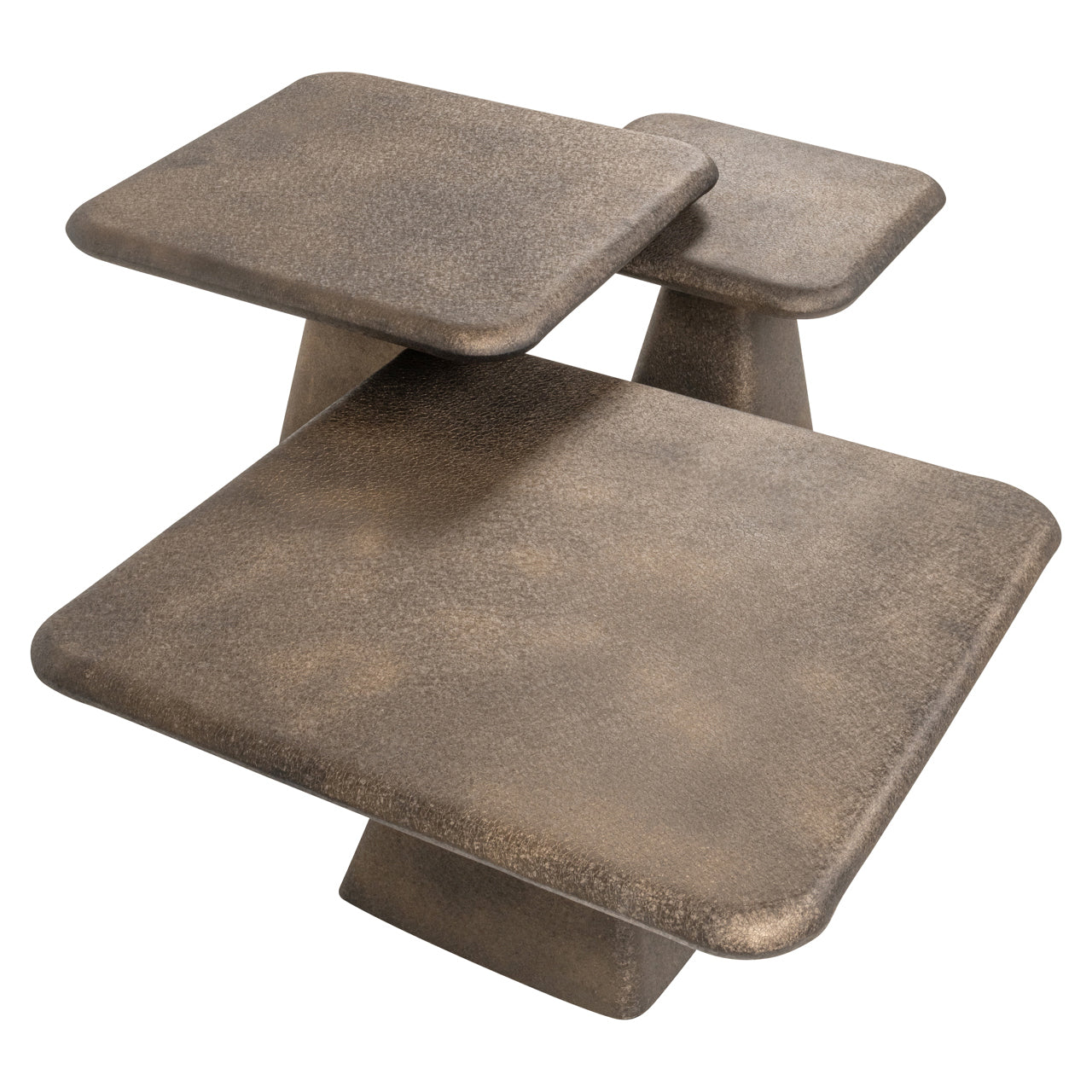 Coffee table Marlie gold (Set of 3) by Richmond Interiors