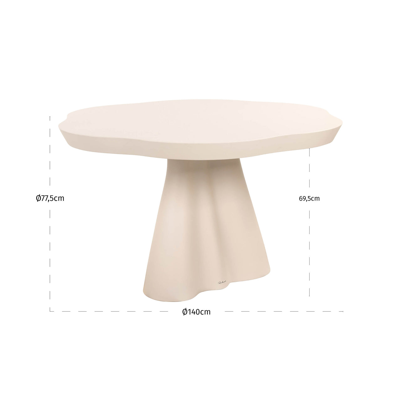 Urban Bloom Sandstone Outdoor Dining Table by Richmond Interiors