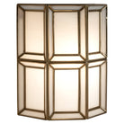 Amara Antique Brass & Glass Wall Light by Richmond Interiors