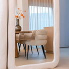 Stella Beige Chenille Dining Chair by Richmond Interiors