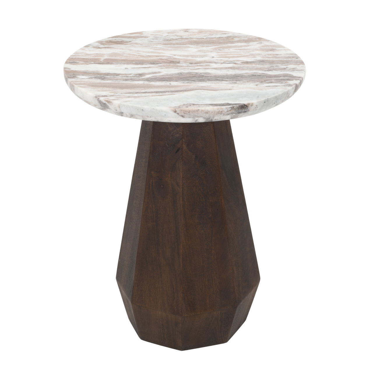 Oberoy Blush Beige End table - 45cm by Richmond Interiors