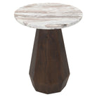 Oberoy Blush Beige End table - 45cm by Richmond Interiors