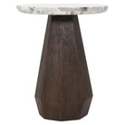 Oberoy Blush Beige End table - 45cm by Richmond Interiors