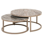Fairfax Clay Marble Coffee Table (Set of 2) by Richmond Interiors