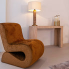 Alexander Jones Biltmore Beige Travertine Console Table by Richmond Interiors