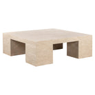 Alexander Jones Biltmore Beige Travertine Coffee Table by Richmond Interiors