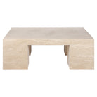 Alexander Jones Biltmore Beige Travertine Coffee Table by Richmond Interiors