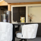 Hurricane light Daylin smoke large by Richmond Interiors