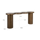 Console Bubba brushed gold by Richmond Interiors