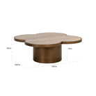 Coffee table Clover beige by Richmond Interiors