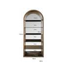 Display cabinet Bowic brushed gold by Richmond Interiors