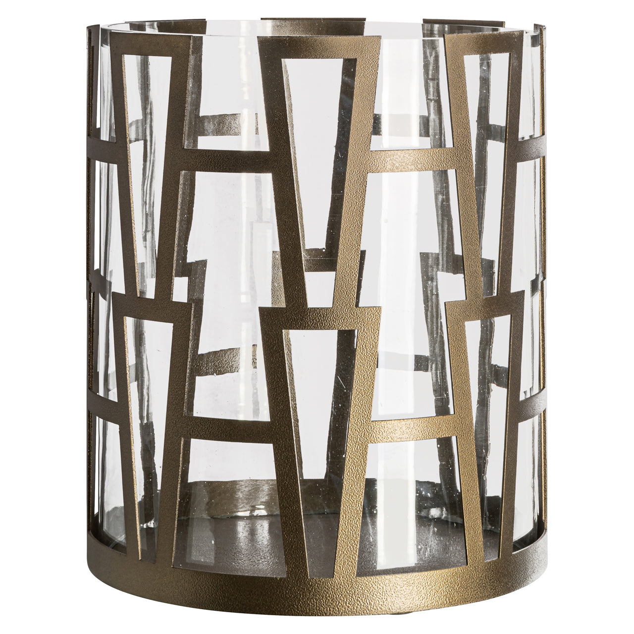 Shandy Antique Brass Hurricane Light - Large by Richmond Interiors