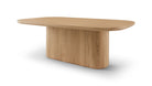 Berwick Ash Oak Single Pedestal Dining Table Tommy Franks