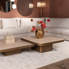 Claridge Beige Cumulus Small Coffee Table - 90x90cm by Richmond Interiors