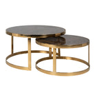 Coffee table Conrad gold (Set of 2) by Richmond Interiors