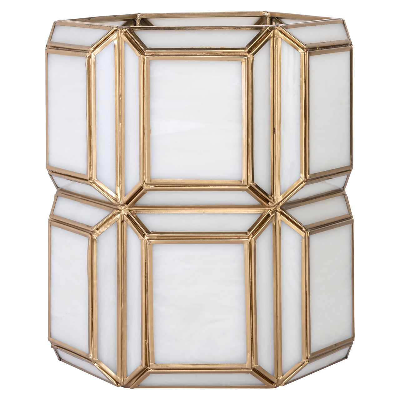 Ariana Antique Brass Hurricane Light - Small by Richmond Interiors