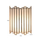Lima Antique Brass & Opal Glass Wall Light by Richmond Interiors