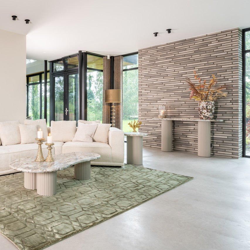 Coronel Beige Marble Console by Richmond Interiors