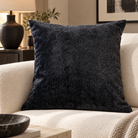 Bingham Velvet Cushion 56cm - Black Malini