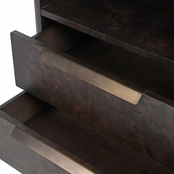 Carillo 2 Drawer Bedside Table by Kensington