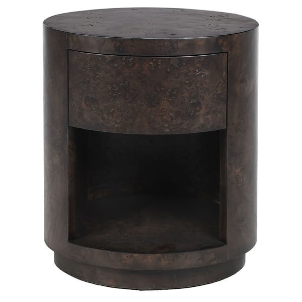 Carillo Curved Single Drawer Bedside by Kensington