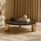 Amara Large Dark Oak Coffee Table by Tommy Franks