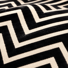 Amazing Black Maze Cut Velvet Cushion Paul Moneypenny