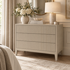 Amur Chest Of Drawers Ceramic Grey 3 Drawer by RV Astley