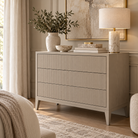 Amur Chest Of Drawers Ceramic Grey 3 Drawer by RV Astley