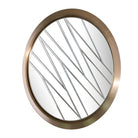 Vienne Brushed Brass Mirror by RV Astley