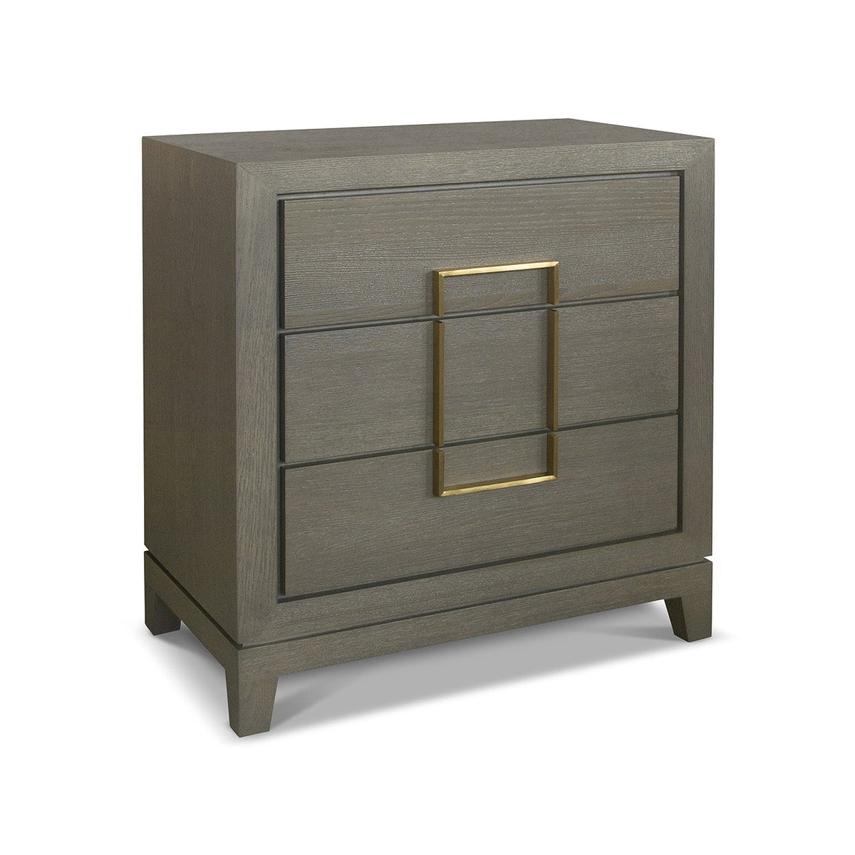 Lucca Grey Oak 3 Drawer Chest by Berkeley Designs