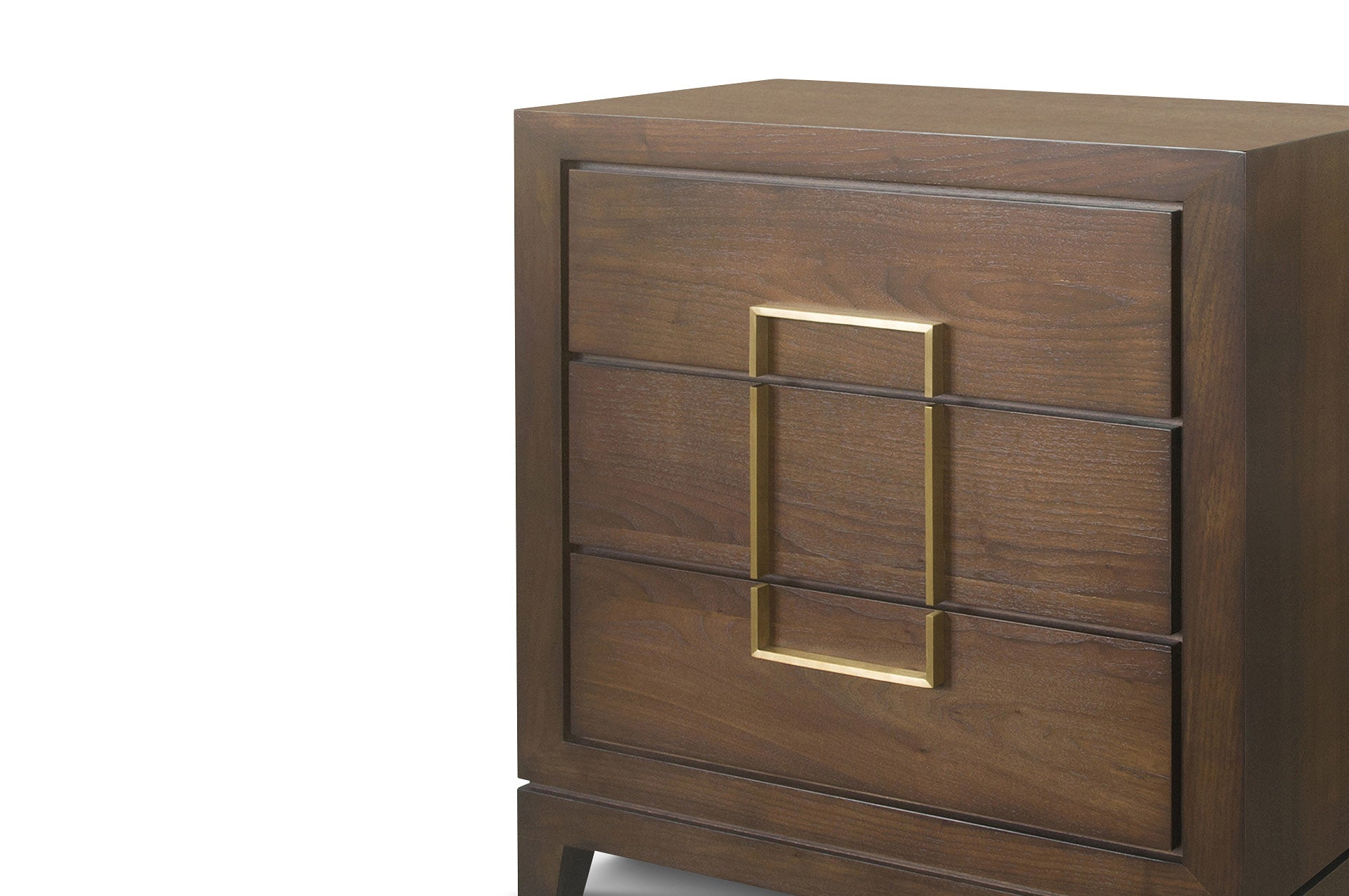 Lucca Walnut 3 Drawer Chest Berkeley Designs