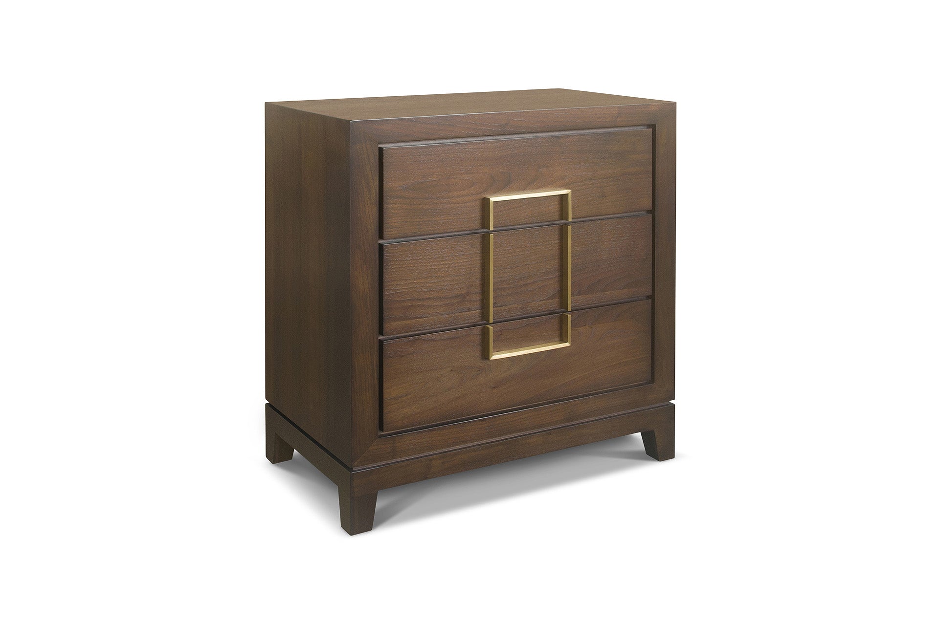 Lucca Walnut 3 Drawer Chest Berkeley Designs