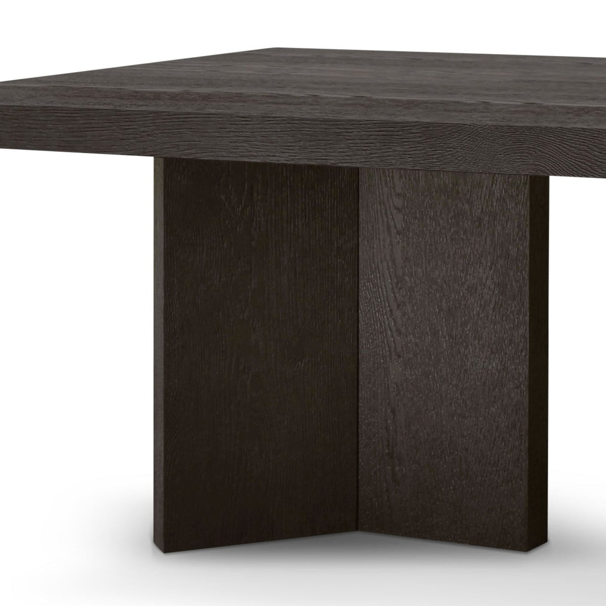 Sorrento Brown Oak Wood Dining Table by Berkeley Designs