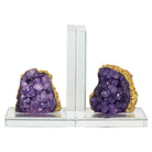 Agate & Crystal Bookends by Richmond Interiors