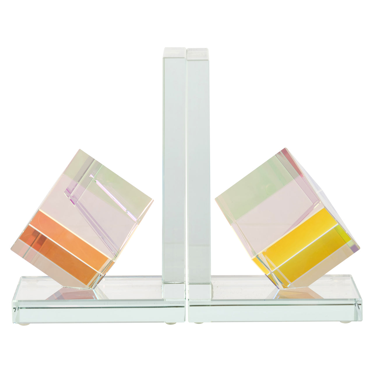 Blocks Crystal Bookstands by Richmond Interiors