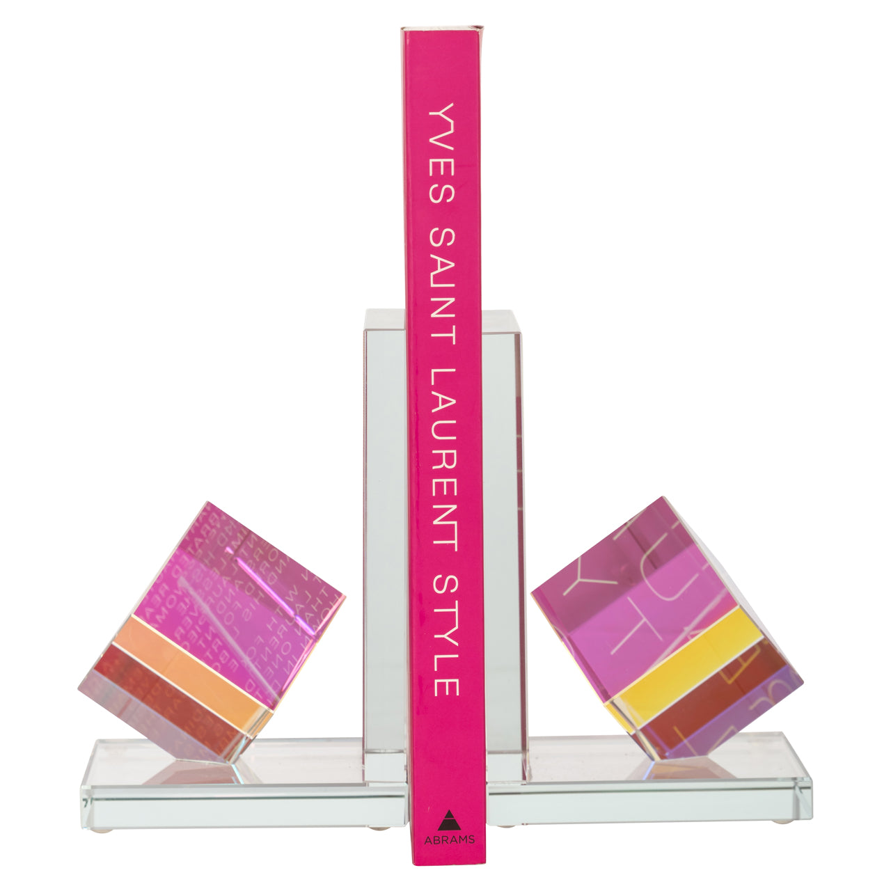 Blocks Crystal Bookstands by Richmond Interiors