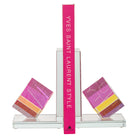 Blocks Crystal Bookstands by Richmond Interiors