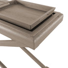 Bentley Console Table - Grey Aged Oak by D.I. Designs