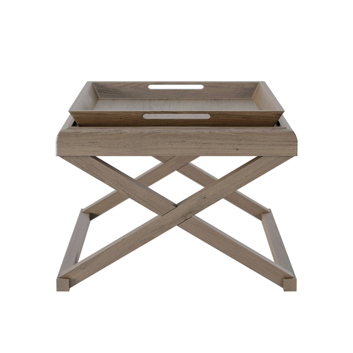 Bentley End Table - Grey Aged Oak by D.I. Designs
