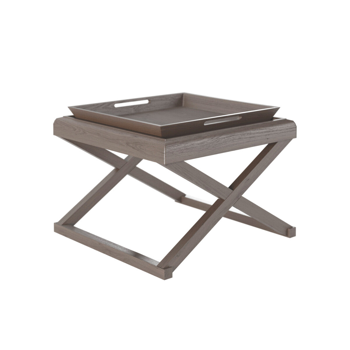 Bentley End Table - Grey Aged Oak by D.I. Designs