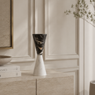 Bond Black & White Marble Candle Holder Liang & Eimil