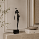 Boyton Marble & Black Metal Sculpture Liang & Eimil