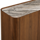 Brooklyn Dark Brown Walnut Veneer Sideboard by Berkeley Designs
