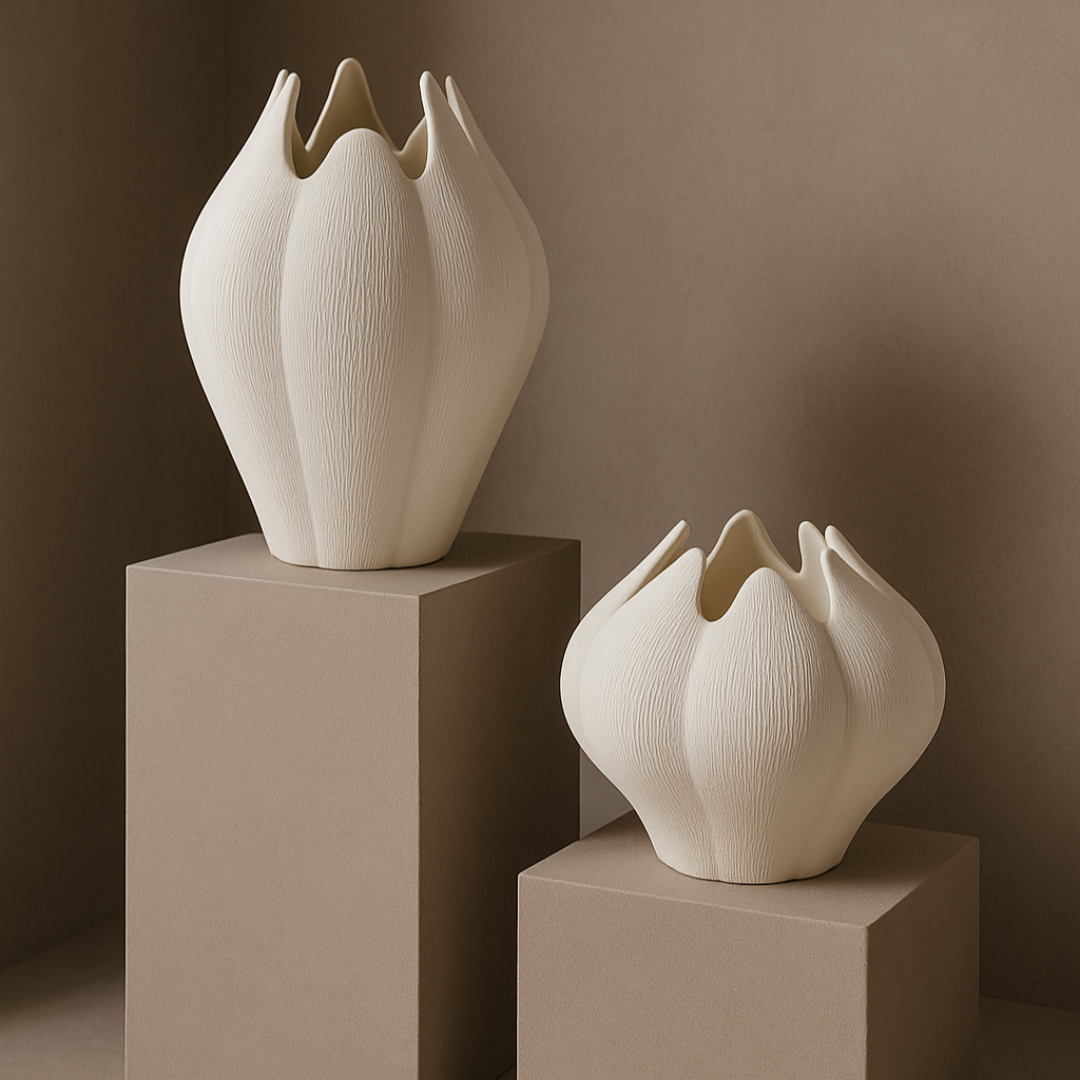 Celeste II Ceramic Pot by Tommy Franks