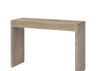 Wickham Wood Console Table - Ribbed Oak by D.I. Designs