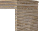 Wickham Wood Console Table - Ribbed Oak by D.I. Designs